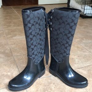 RARE COACH RAINBOOTS